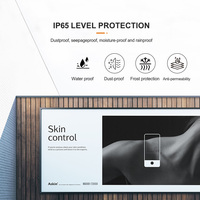 Écran LCD publicitaire extérieur de 28,6, 37, 43, 48,5 pouces, haute luminosité, Android, 2K, 4K, écran barre étiré
