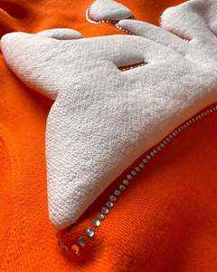 Sweat-shirts à capuche pour hommes, coupe classique, fermeture éclair intégrale, broderie, 100% coton, hiver, faible MOQ, origine Pakistan, vente en gros - Product Image 4