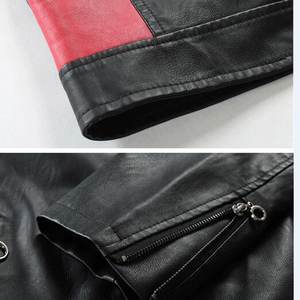 Fabricante personalizado Logo Biker Hombres 2025 A prueba de viento Moto Motocicleta Chaqueta de cuero Tallas grandes Técnicas impresas - Product Image 2