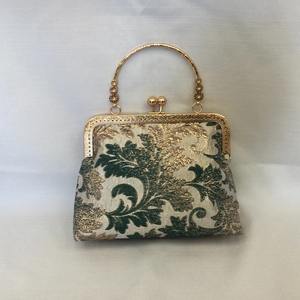 กระเป๋าคลัทช์โลหะเงินทำมือสไตล์วินเทจประดับด้วยหินสำหรับงานแต่งงานและงานปาร์ตี้ - Product Image 3