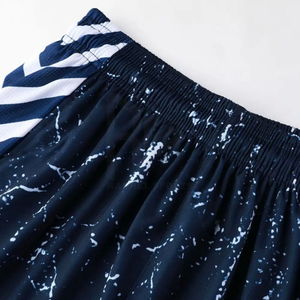 Pantalones cortos deportivos con estampado sublimado personalizado para hombre, ropa de entrenamiento atlético para gimnasio, cintura elástica, pantalones cortos de níquel para hombre - Product Image 6