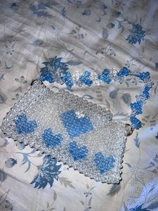 คุณภาพสูงสไตล์ผู้หญิงลูกปัดกระเป๋าคริสตัลโซ่ประดับพู่ห้อยรูปแบบเรขาคณิตเปิดสำหรับใช้ในชีวิตประจำวัน - Product Image 2