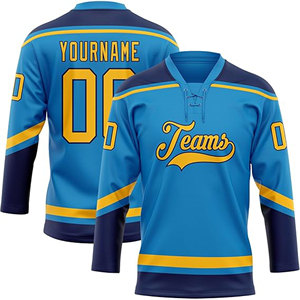 High Quality Breathable Custom Ice Hockey Jersey Best Quality Wholesale Fashion with Design Your Own Logo Breathable OEM - Product Image 5