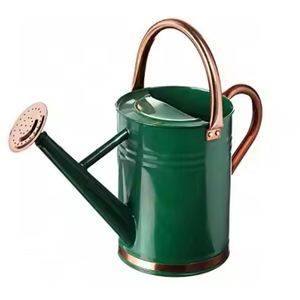 Arrosoir de couleur verte galvanisé avec qualité exclusive Taille et forme personnalisées Bidon d'eau de jardinage - Product Image 1