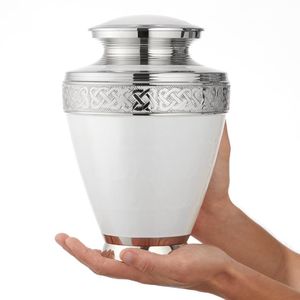 Export Quality Metal Keepsake Cremation Funeral Supplies <b>Urns</b> Metal Cremation <b>Urns</b> for Adult Ashes From India - Product Image 5