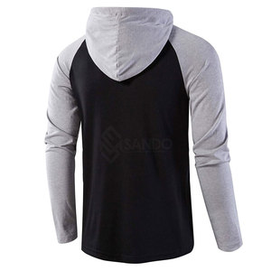 Jersey informal para hombre, sudaderas con capucha, cremallera de invierno, tela suave, logotipo personalizado sólido, Impresión de etiqueta privada, el mejor Material - Product Image 3