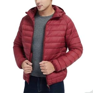 Chaqueta de Burbuja para Hombre, 100% Lona, de Alta Calidad, con Cuello Alto, Logotipo Frontal, Diseño Informal, Talla Grande - Product Image 1