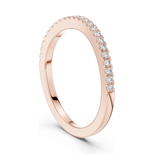 Bague éternelle en diamant de laboratoire de 0,216 carats, taille brillant rond, or 18 carats, 14 carats, 10 carats et argent 925, or rose, jaune, blanc - Product Image 4