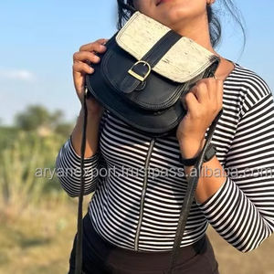 กระเป๋าคาดลำตัวหนังวัวสำหรับผู้หญิงทำมือกระเป๋าหนังแท้แบบตะวันตกกระเป๋าถือหนังผู้ผลิต - Product Image 3