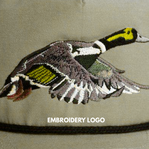 Custom Retro Embroidery Rope Golf <b>Hat</b> OEM Unstructured 5 Panel Camp Outdoor <b>Cap</b> Vintage <b>Flat</b> Brim Snapback Trucker Headwear - Product Image 6