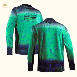 Custom Sublimated Breathable <b>Masked</b> <b>Fishing</b> Wear Men Long Sleeve <b>Fishing</b> Jersey Shirts - Product Image 3
