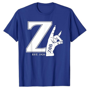 Zeta phi Beta เสื้อพิมพ์โลโก้มหาวิทยาลัย - Product Image 1