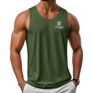 Camiseta sin Mangas para Hombre, Material Duradero de Alta Calidad, para Gimnasio, Running y Deporte - Product Image 1