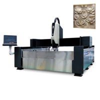 Nouvelle machine de gravure et de découpe CNC 3 axes pour pierre, 1000x700mm, moteur 5.5kW, roulement à engrenages, pour granit, marbre et pierres tombales