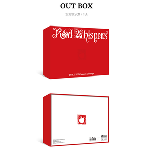 [SALE] TWICE - 2026 SEASON'S GREETINGS [RED <b>WHISPERS</b>] - Product Image 1