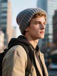 หมวกบีนนี่ถักแคชเมียร์ปรับแต่งได้พร้อมหมวกสุดหรูสำหรับฤดูใบไม้ร่วงฤดูหนาว - Product Image 5