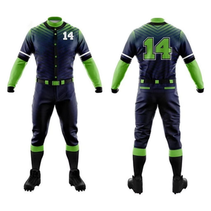 Best Supplier Men's Baseball Uniforms High Quality Custom Made New Arrival Sets Breathable and Printed Hot Sale at Low Price - Product Image 1