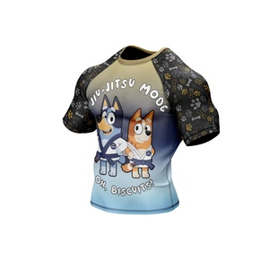 เสื้อรัดกล้ามเนื้อ MMA คุณภาพสูงแบบยูนิเซ็กซ์ พร้อมโลโก้พิมพ์ตามสั่ง ระบายอากาศได้ดี ป้องกันแบคทีเรีย แห้งเร็ว - Product Image 5