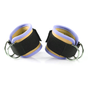 Correas de tobillo de nailon de alta calidad para gimnasio, equipo al por mayor hecho a medida para levantamiento de pesas, asegurando comodidad y soporte - Product Image 2