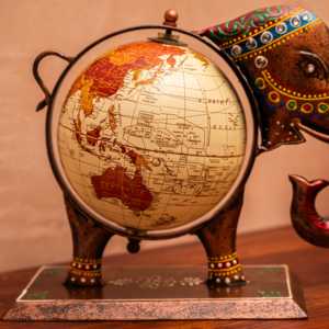 Globo Terráqueo de Hierro con Forma de Elefante - Product Image 4