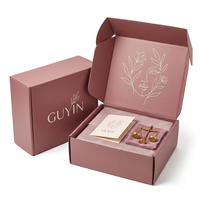 Boîtes d'expédition et d'emballage de luxe en carton ondulé pour sous-vêtements, t-shirts et vêtements, avec logo personnalisé