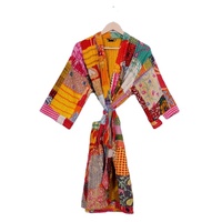 Fabricant Grossiste Indien Artisanat Fait Main Femme Vintage Kantha Imprimé Matelassé 100% Coton Respirant Ceinture Patchwork Extérieur