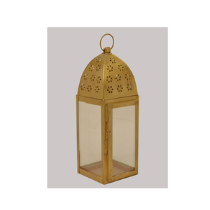 Linternas de metal de hierro y vidrio de forma cuadrada tradicionales más vendidas para decoración del hogar y uso de velas por exportadores - Product Image 1