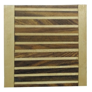 Top Vente Corne Os Forme Carrée Bois Et Résine En Bois Boisson Coaster Tasse Bois Coaster Décor À La Maison De Haute Qualité Conception Unique - Product Image 4