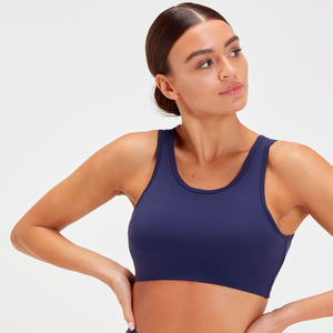 Sujetador deportivo sin costuras de alto soporte de secado rápido de moda de alta calidad Sujetador deportivo de alto impacto Sujetador de mujer de poliéster de LICRA MOQ bajo - Product Image 1
