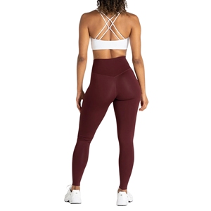 Top Deportivo Sin Costuras con Espalda Cruzada para Mujer, Talla Grande, Escote Profundo en V, Top Corto de Yoga con Soporte Alto, Transpirable, para Gimnasio y Correr - Product Image 4
