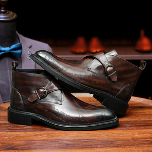 Zapatos Oxford de Cuero Vacuno de Primera Calidad con Tacón Acolchado y Diseño Antideslizante, Zapatos de Vestir para Caballeros - Product Image 5