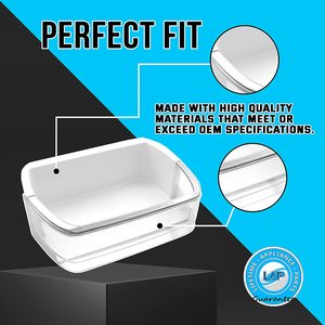 Étagère de porte droite pour réfrigérateurs LG, Kenmore, Sears - Pièces de rechange neuves en plastique pour réfrigérateur domestique - Product Image 4