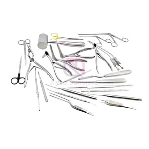 Ensemble d'instruments chirurgicaux professionnels, kit d'instruments de chirurgie médicale, équipement de salle d'opération en acier inoxydable, fournisseur en gros - Product Image 1