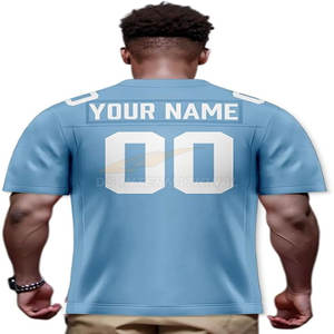 Venta al por mayor de camisetas de fútbol americano de la ciudad de Atlanta, ropa de equipo para hombre hecha a medida, malla transpirable, sublimación, secado rápido - Product Image 4