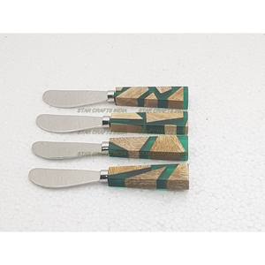 Fast Delivery Restaurant Hotel Stainless Steel Cutlery Set <b>Knife</b> Fork Spoon Flatware Sets Silver Resin & Steel Cutlery Set - Product Image 1