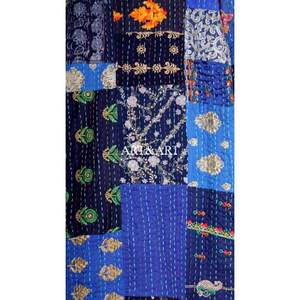 ชุดคลุมสไตล์โบฮีเมียนทำมือจากอินเดีย ผ้าฝ้ายเนื้อนุ่ม ระบายอากาศได้ดี แห้งเร็ว ลายพิมพ์ดอกไม้ เหมาะสำหรับใส่พักผ่อนช่วงฤดูร้อน - Product Image 4