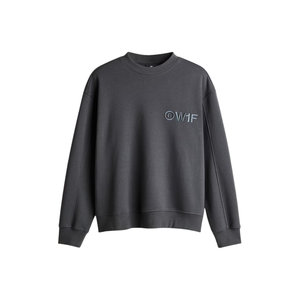 Sweat-shirt pour homme en mélange de coton de haute qualité, col rond, style décontracté, couleur et logo personnalisables, pour l'hiver, effet délavé - Product Image 5