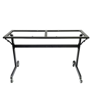 CHB68046 Industrial Design Style Office Furniture Folding <b>Table</b> <b>Legs</b> with Wheels Easy-To-Fold and Portable - Product Image 3