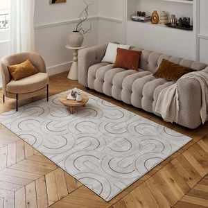 Juego de Alfombras Geométricas Carmel Cream-Terra, Colección 6070 - Product Image 3