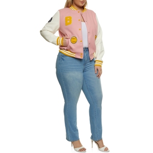 Blouson universitaire de baseball personnalisé avec logo, qualité supérieure, pour hommes et femmes, en tissu enduit, respirant, imprimé, 100% coton, idéal pour l'hiver - Product Image 3