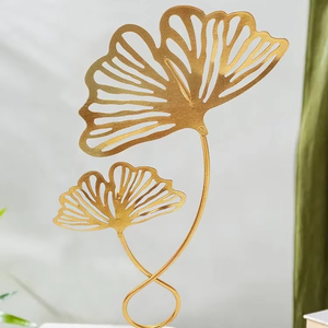 Décoration de table au design moderne pour la maison, hôtel, bureau, vaisselle, accessoires décoratifs, table de couleur dorée, autres accessoires de décoration pour la maison - Product Image 1