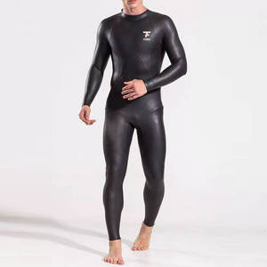 Nouveauté : Combinaison de natation en néoprène pour homme, col montant, qualité supérieure |   Maillot de bain imperméable avec fermetures éclair latérales et logo personnalisé imprimé - Product Image 3
