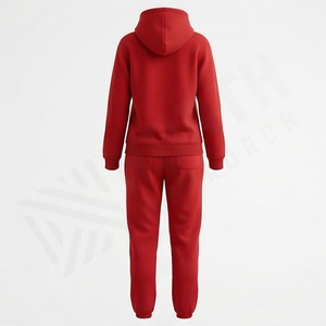 Conjunto Deportivo Informal de Dos Piezas para Mujer, Top Corto y Pantalones Deportivos, 100% Algodón, Color Personalizado, Venta al por Mayor - Product Image 2