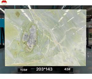 Brazil quartzite verias màu xanh lá cây đá hiện đại Tiffany màu xanh lá cây phiến đá cẩm thạch lá màu xanh lá cây đá cẩm thạch Bảng điều chỉnh sàn biên giới bảng Countertop bảng - Product Image 3