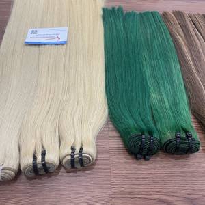 Trame à la machine vietnamienne à double tirage Extensions de cheveux de toutes les couleurs Cheveux bruts Big Stock Os Straight 6-32 pouces Qhair - Product Image 6