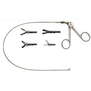 Pinzas de agarre flexibles manuales de acero inoxidable de alta calidad para cistoscopia, instrumento quirúrgico de urología, reutilizables para uso médico - Product Image 1