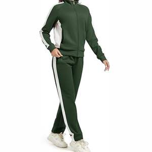 Ensemble de survêtement pour femme avec capuche, taille plus, logo personnalisé, vente en gros, sweat-shirts, pantalons de jogging, sport, course à pied, salle de sport, entraînement - Product Image 3