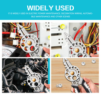 Pince à sertir à usage multiple pour éplucher les fils, pince diagonale pour l'enroulement des câbles, outils à dénuder pour câbles électriques OEM et ODM
