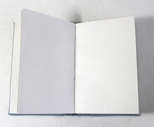 Papier de coton recyclé relié à la main couverture texturée en denim bleu pour cahiers journal intime fait à la main pour hommes et femmes - Product Image 3