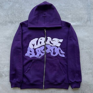 Sudaderas con capucha con cremallera Unisex de alta calidad, ropa de calle con estampado de algodón mezclado, sudaderas con capucha transpirables para hombres - Product Image 5